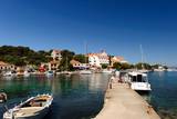 Marko Lopin’s „Kristina“ boat in Pomena harbor on Mljet island